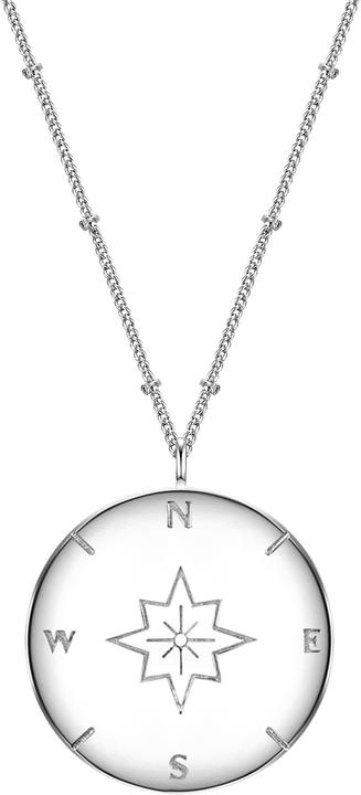 Immagine prodotto Glanzstücke München Bussola da donna in argento massiccio 50,0 cm di base + 5,0 cm di estensione - 11544 (Argento, 50 - 55 cm)