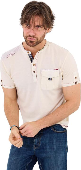 Actual product image Joe Browns Pique Aztec Chest Pocket Henley (S)