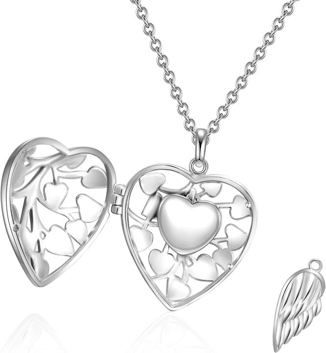 Immagine prodotto Rafaela Donata Cuore da donna in argento/oro rosa 42,0 cm di base + 7,0 cm di estensione - 11706 (Argento, 42 - 49 cm)