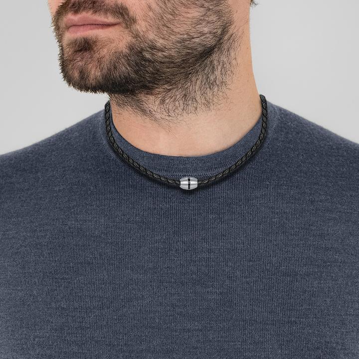 Image du produit True Rebels Hommes cuir véritable noir 48,0 cm - 130 (Cuir véritable, 48 cm)