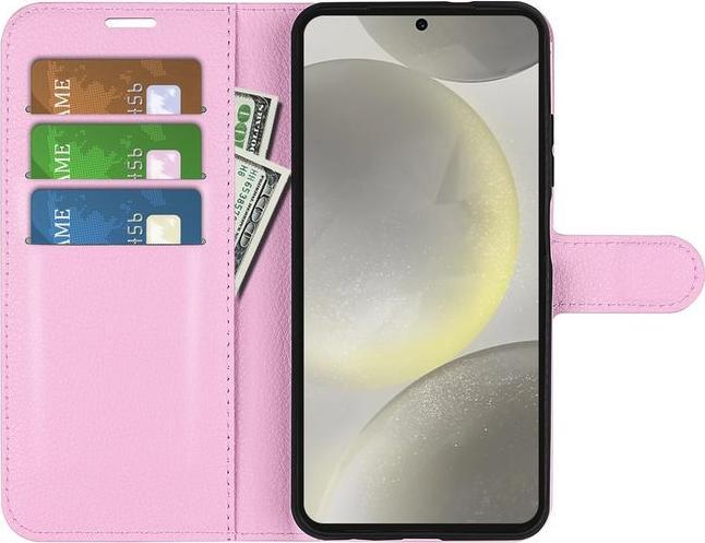 Produktbild MU Classic Litchi Leder Bookcover Series (Samsung Galaxy S24 FE)