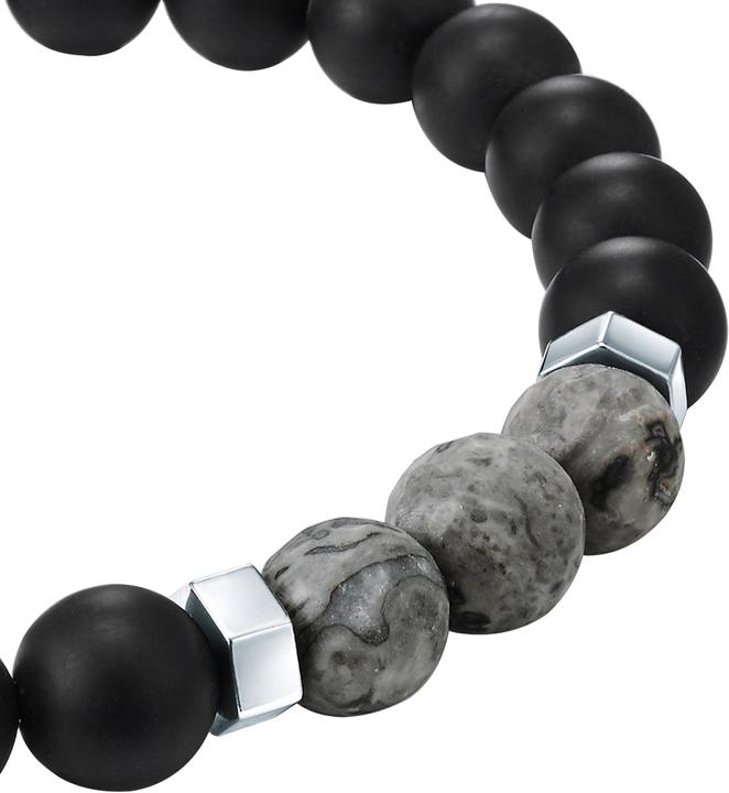 Immagine prodotto True Rebels Agata da uomo in acciaio inox argento 20,5 cm - 11924 (20.50 cm, Acciaio inossidabile)