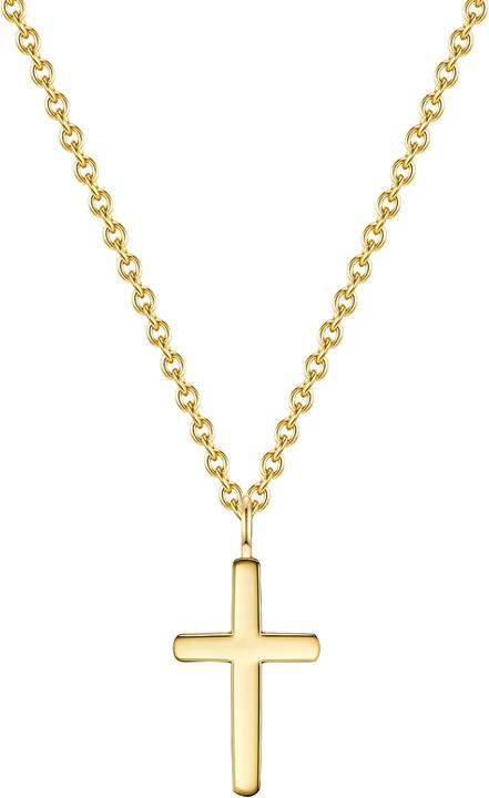 Immagine prodotto Eastside Croce da donna in acciaio inox oro giallo 38,0 cm di base + 5,0 cm di estensione - 15084 (Acciaio inossidabile, 38 - 43 cm)