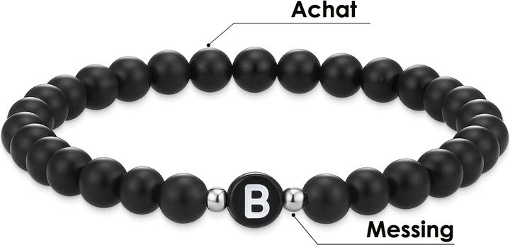 Actual product image Eastside Unisex letters agate black 19.0 cm - 11776 (19 cm, Agate)