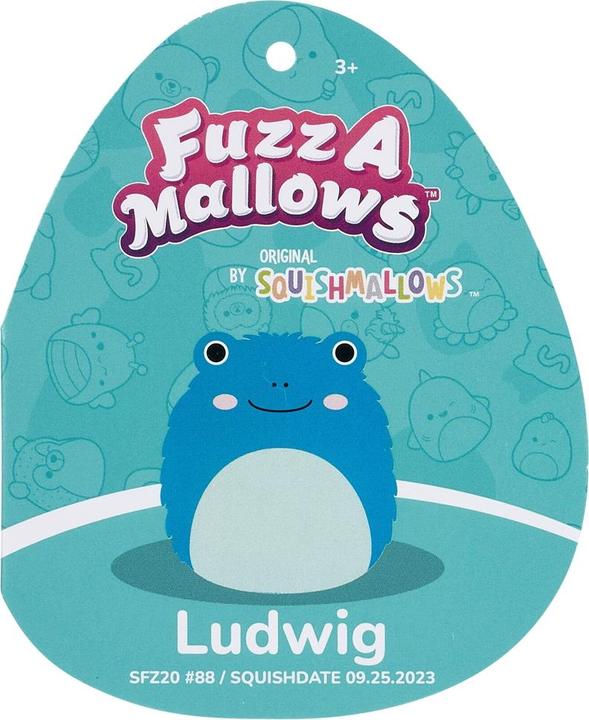 Produktbild Squishmallows Fuzz A Mallows Ludwig Frog (50 cm)