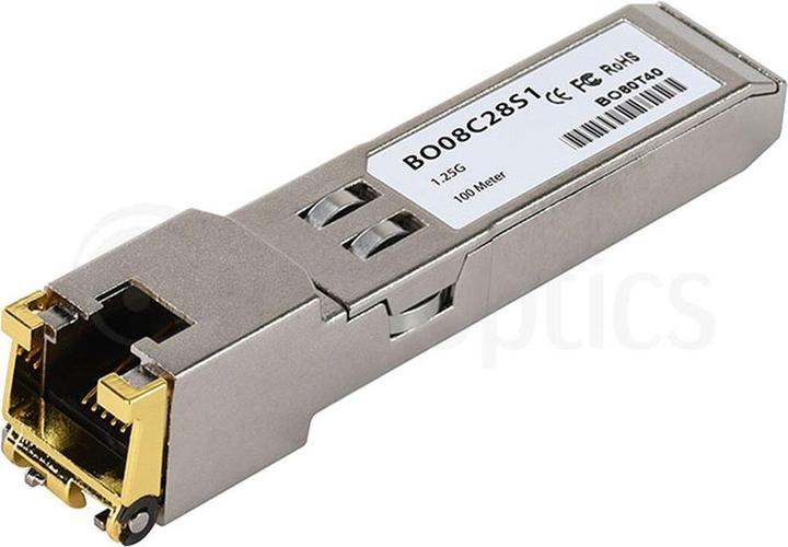 Actual product image CBO Alcatel-Lucent iSFP-GIG-T Compatible BlueOptics SFP BO08C28S1