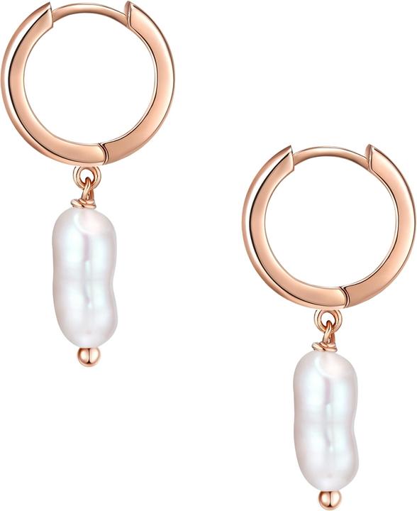 Image du produit Glanzstücke München Femme argent sterling perle d'eau douce de culture or rose - 24223 (Argent Sterling)