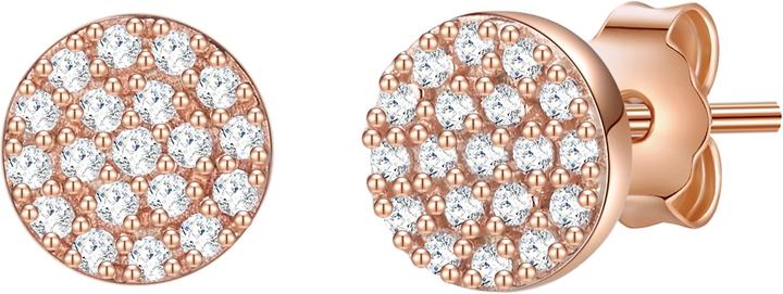 Glanzstücke München Damen Kreis Sterling Silber Zirkonia roségold - 15414 (925er Silber)