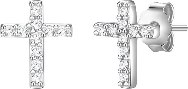 Produktbild Glanzstücke München Damen Kreuz Sterling Silber Topas silber - 15458 (Sterling Silber)