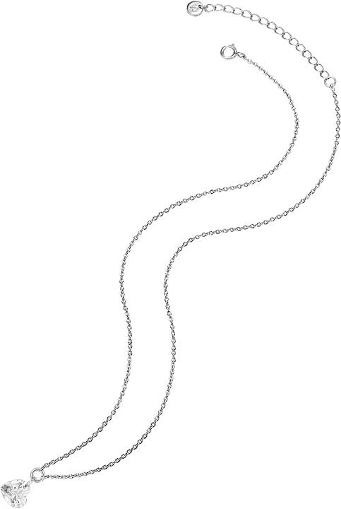 Immagine prodotto Glanzstücke München Cuore da donna in argento topazio 40,0 cm di base + 5,0 cm di estensione - 15462 (Argento, 40 - 45 cm)