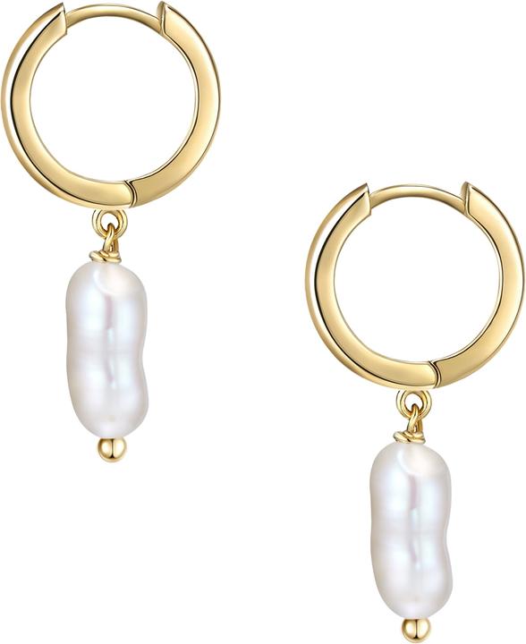 Immagine prodotto Glanzstücke München Perle d'acqua dolce d'argento da donna coltivate in oro giallo - 15496 (Argento)