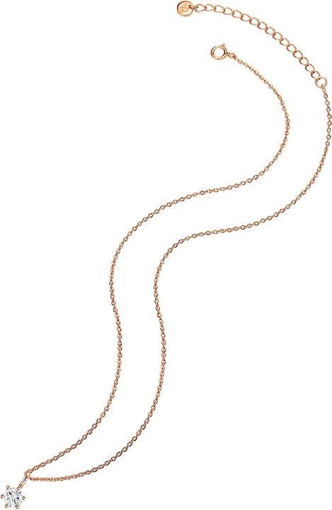 Produktbild Glanzstücke München Damen Sterling Silber Zirkonia roségold 40,0 cm Basiskette + 5,0 cm Verlängerung - 15594 (Sterling Silber, 40 - 45 cm)