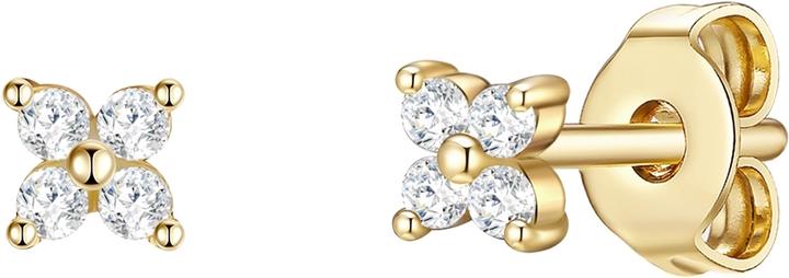 Produktbild Glanzstücke München Damen Sterling Silber Zirkonia gelbgold - 15878 (Sterling Silber)