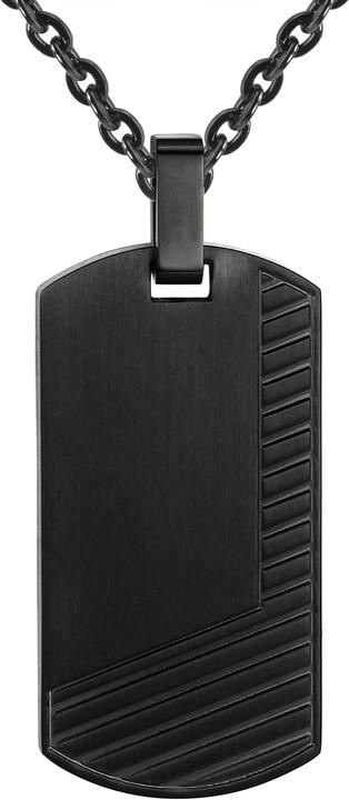 True Rebels Herren Edelstahl schwarz 50,0 cm - 50 (Edelstahl, 50 cm)