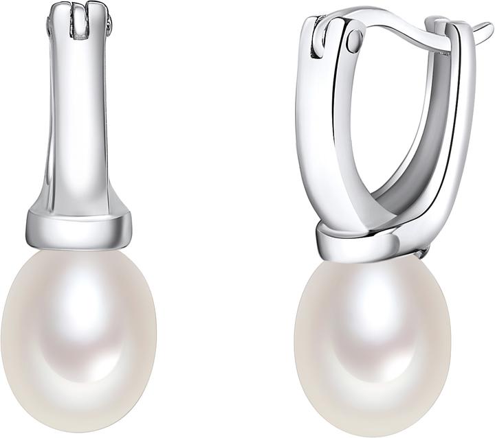 Valero Pearls Damen Sterling Silber Süsswasser-Zuchtperle silber - 918 (Sterling Silber)