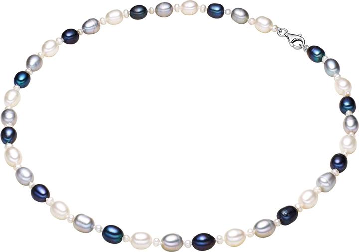 Immagine prodotto Valero Pearls Donna Argento perle d'acqua dolce coltivate argento 43,0 cm - 2952 (Argento, 43 cm)