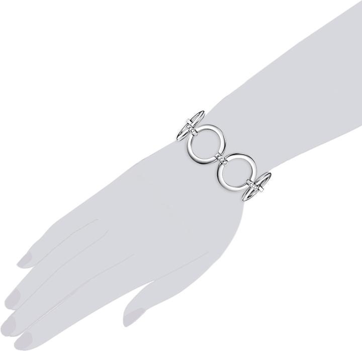 Immagine prodotto Rafaela Donata Donna in metallo decorato con cristalli Swarovski® argento 20,0 cm - 3762 (20 cm, Lega metallica)