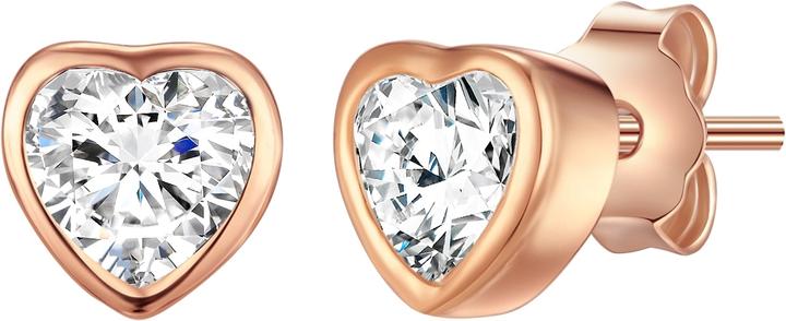 Immagine prodotto Rafaela Donata Cuore da donna in argento Sterling Cubic Zirconia Oro Rosa - 3990 (Argento)