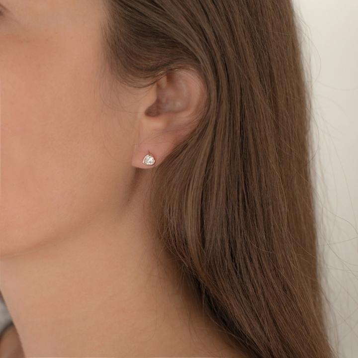 Immagine prodotto Rafaela Donata Cuore da donna in argento Sterling Cubic Zirconia Oro Rosa - 3990 (Argento)