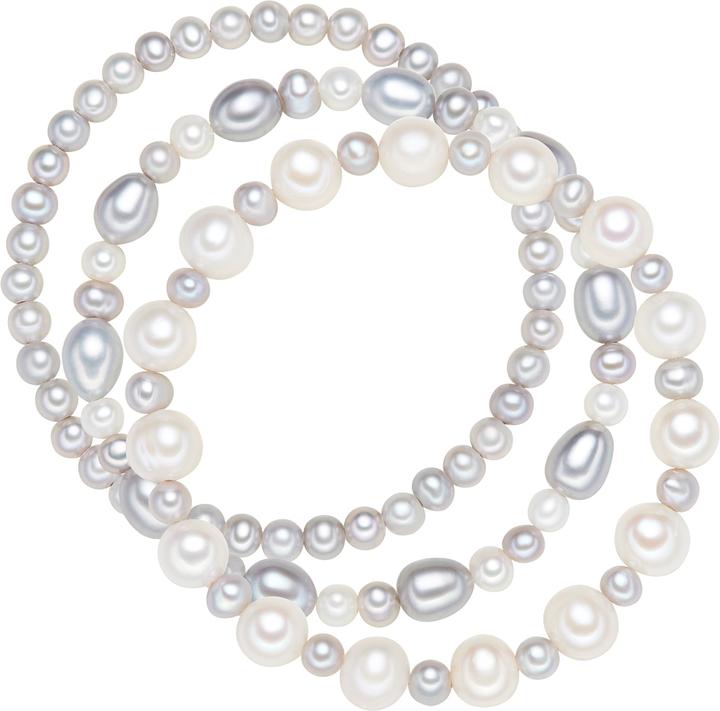Valero Pearls Damen Süsswasser-Zuchtperle 19,0 cm - 3962 (19 cm, Süsswasser-Zuchtperle)