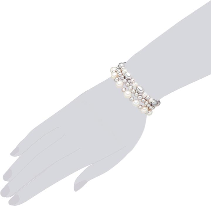 Actual product image Valero Pearls Ladies freshwater cultured pearl 19.0 cm - 3962 (19 cm, Freshwater cultured pearl)