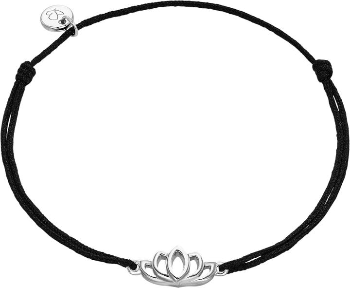 Produktbild Glanzstücke München Damen Lotusblume Sterling Silber silber 15,0 - 22,0 cm, flexibel einstellbar - 9016 (22 cm, Sterling Silber)