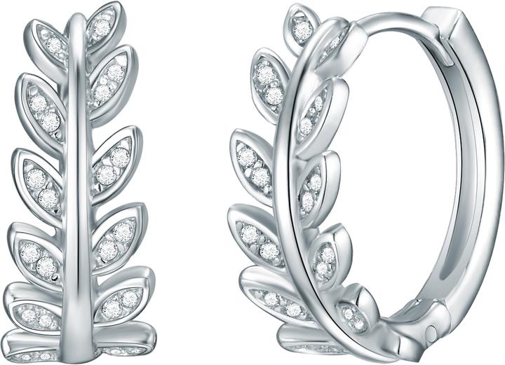 Immagine prodotto Rafaela Donata Donna Foglie scintillanti in argento sterling con zirconi - 9812 (Argento)
