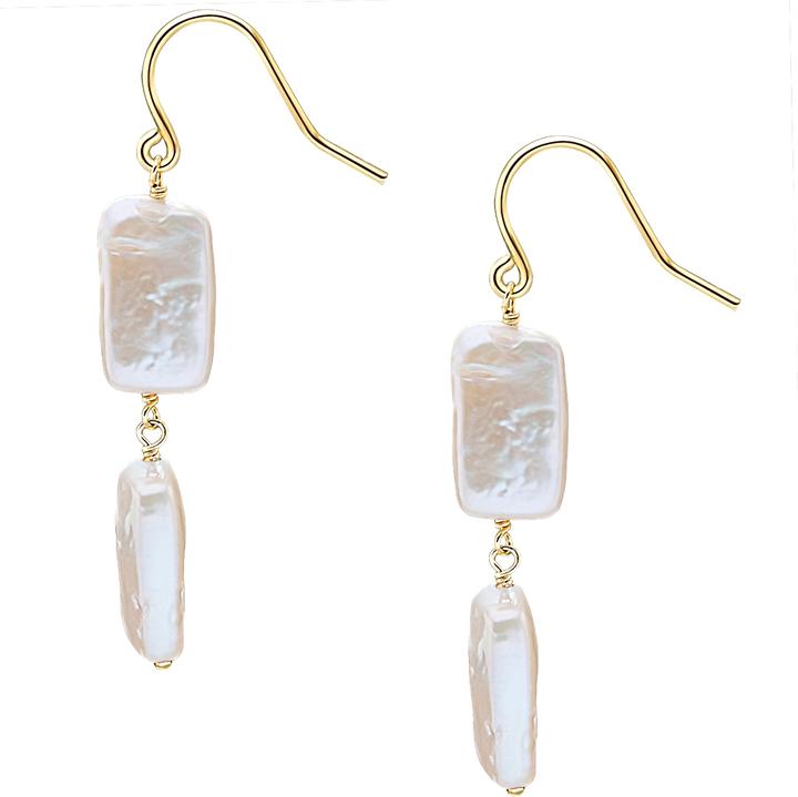 Image du produit Valero Pearls Femme argent sterling perles de culture d'eau douce or jaune - 24427 (Argent Sterling)