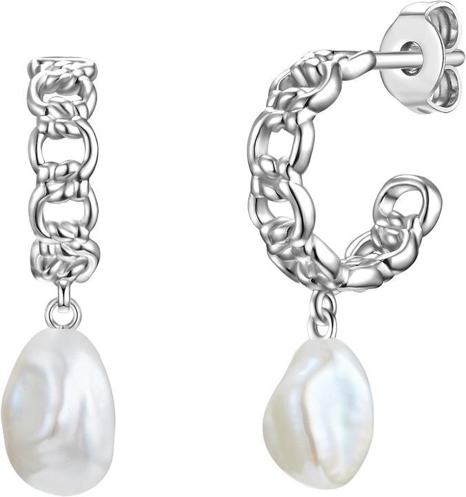 Glanzstücke München Damen Sterling Silber Süsswasser-Zuchtperle silber - 24459 (Sterling Silber)