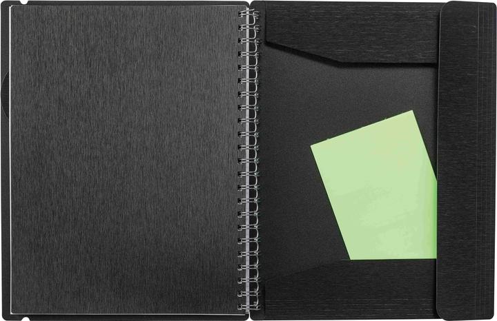 Actual product image Kolma Notebook LineaVerde A4 recycled chequered black (A4, Checked, Hardcover)