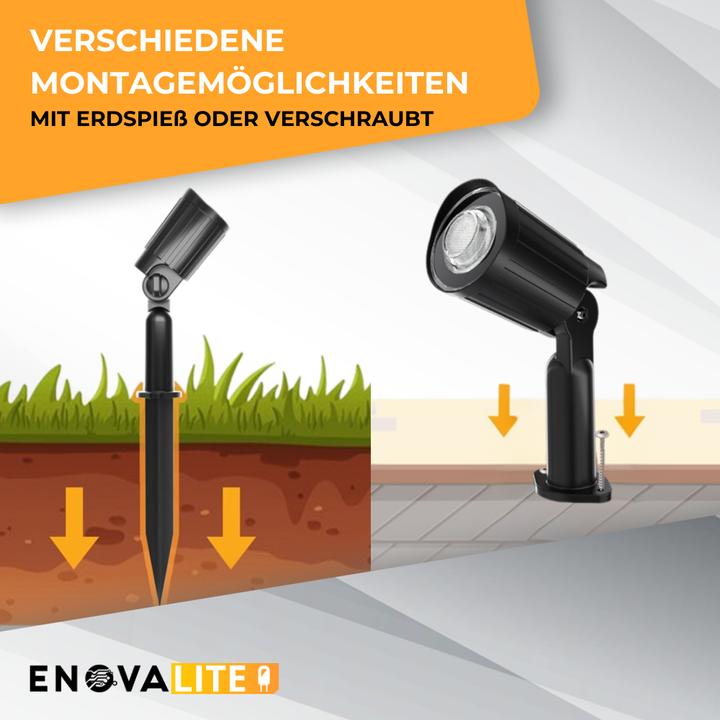 Immagine prodotto Enovalite Solar LED-Gartenstrahler (90 lm, IP65)