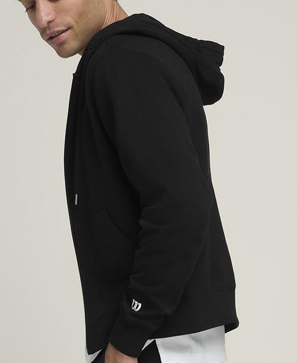 Immagine prodotto Wilson Felpa con cappuccio Team Zip Unisex Nero (M)