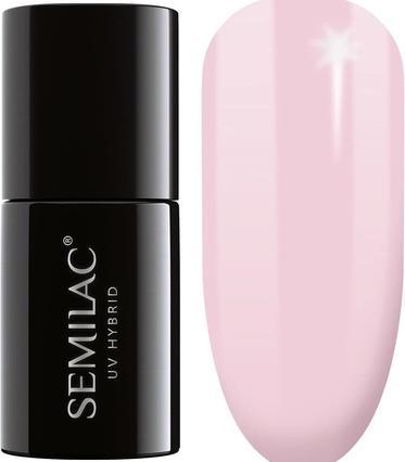 Actual product image Semilac Extend 809 Hybrid Varnish 5in1 Tender Pink (Tender Pink, UV gel varnish)