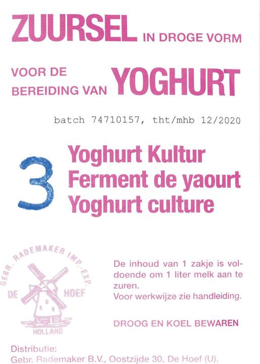 Actual product image Milky Yogurt culture