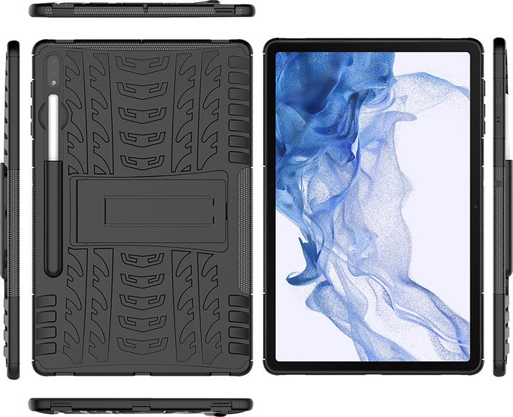 Produktbild Cazy Extreme Case Kompatibel mit Samsung Galaxy Tab S8+ - Hülle Hybrid Kunststoff - (Galaxy Tab S8+)