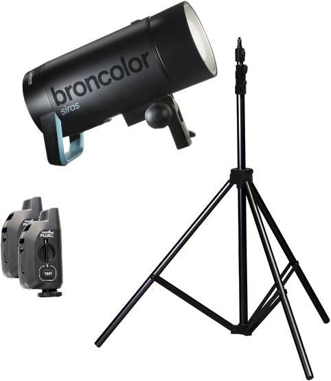 Produktbild Broncolor Siros 400 inkl. Pocketwizard Set und Stativ