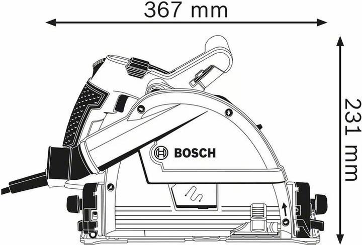 Actual product image Bosch Professional GKT 55 GCE including L-BOXX and FSN 1600 (EU)
