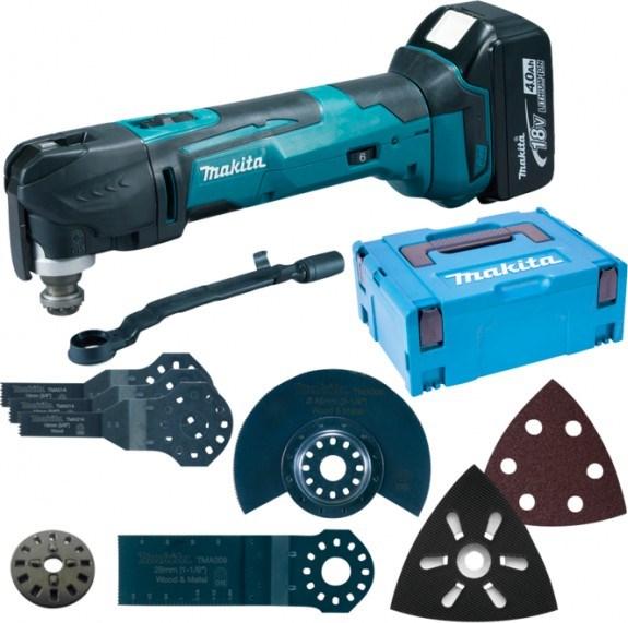 Produktbild Makita Akku-Multifunktions-Werkzeug DTM51RTJX4 (inkl. Zubehör, Koffer, 2x 5Ah, Ladegerät)