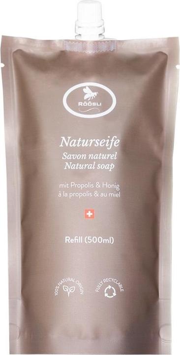 Röösli Kosmetika ROEOESLI Naturseife Btl 500ml (Handseife Nachfüllpackung, 500 ml)