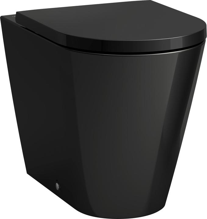 Produktbild Laufen Stand-WC KARTELL Tiefspüler, spülrandlos schwarz