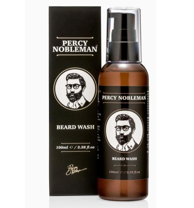 Produktbild Percy Nobleman - Beard Wash - Beard Shampoo With Cedar Wood Schnauris (100 ml)