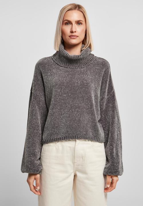 Produktbild Urban Classics Ladies Short Chenille Turtleneck Sweater - 13801 (4XL)
