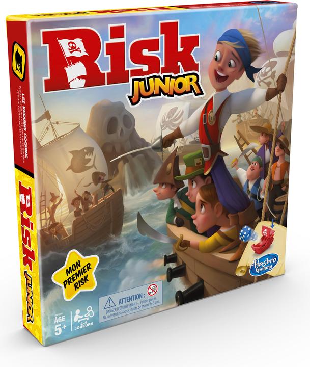 Image du produit Hasbro Gaming Risk Junior, f dès 5 ans, 2-4 joueurs jeu de stratégie (Français)