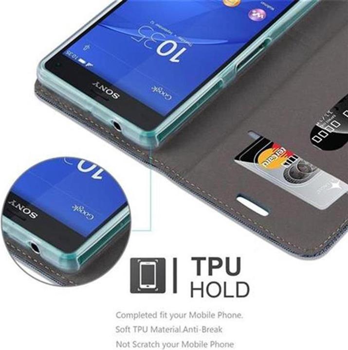 Produktbild Cadorabo Book Jeans Optik Cover (Sony Xperia Z3 Compact)