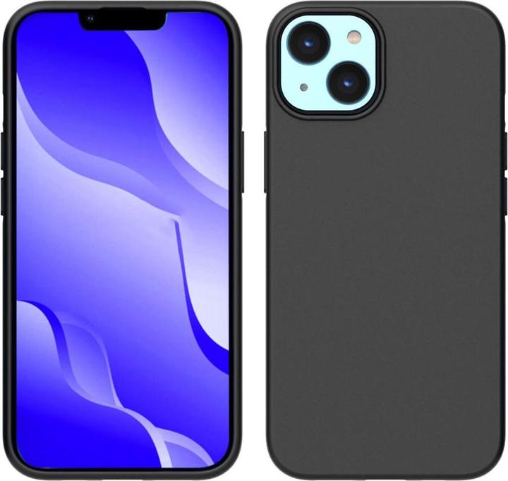 Cover-Discount iPhone 14 - Matte Silikon Hülle schwarz (Apple iPhone 14)