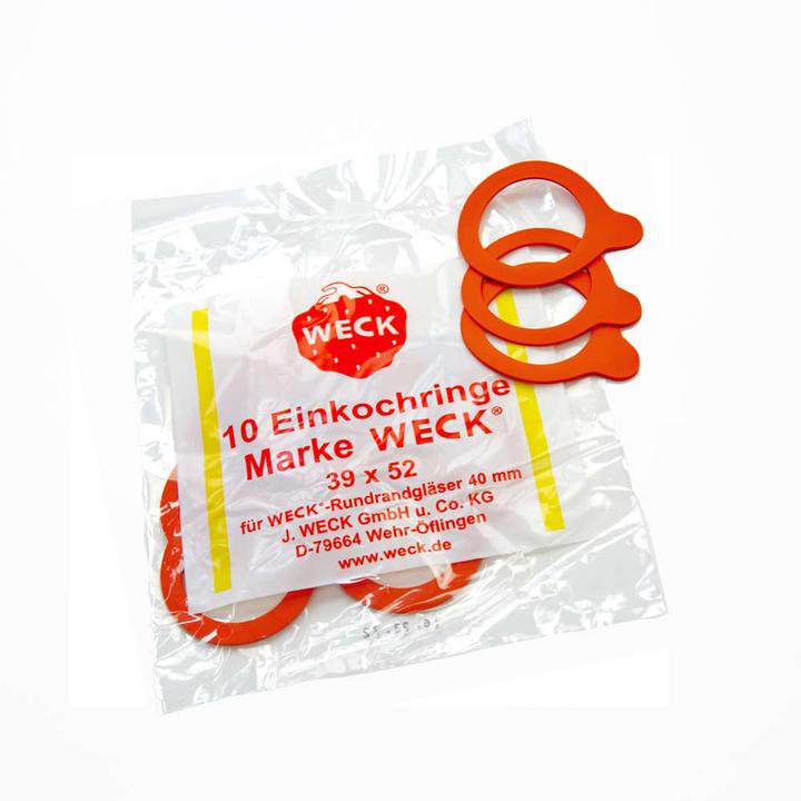 Produktbild Weck 10 Stk. Einkochringe RR40 39x52 (10 Stk., 0.36 l)