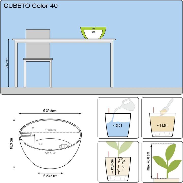 Produktbild Lechuza Cubeto 40 (40 cm)