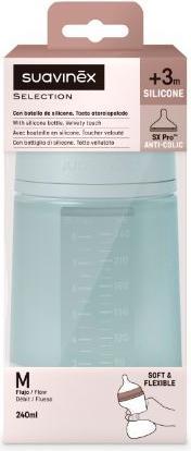Actual product image Suavinex Bottle 250ml silicone blue (250 ml)