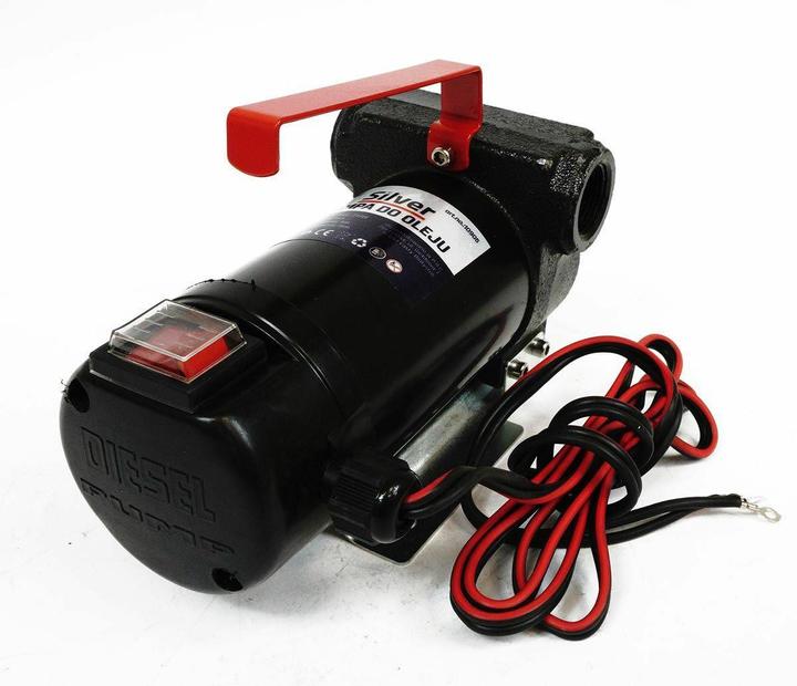 Actual product image Silver Pompa Olejowa 12v