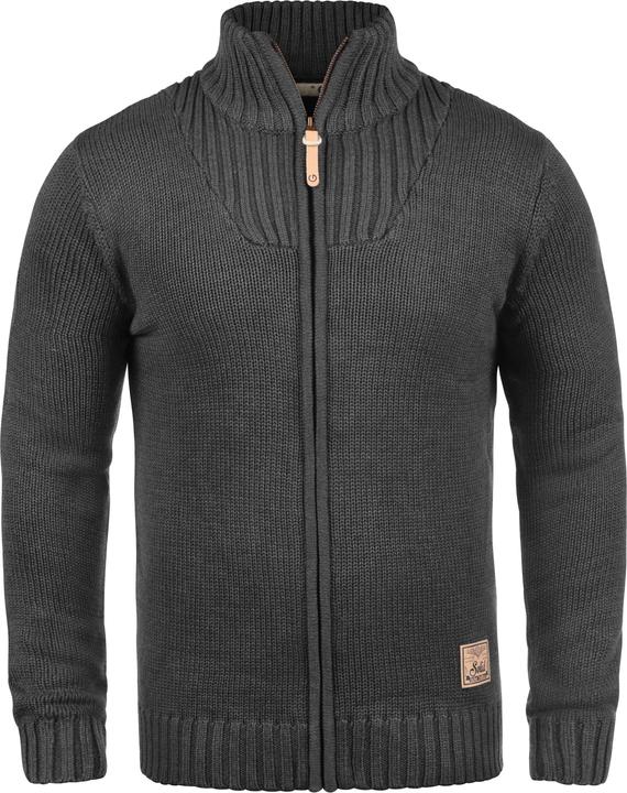 Immagine prodotto Solid Poul Cardigan Giacca In Maglia Grossa Maglieria Da Uomo Con Collo Alto (M)